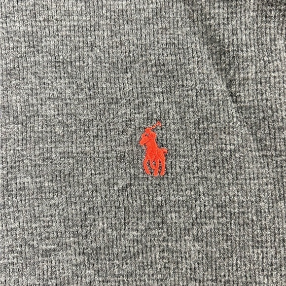 Polo Ralph Lauren Waffle Shirt Gray Youth XL - Picture 7 of 9